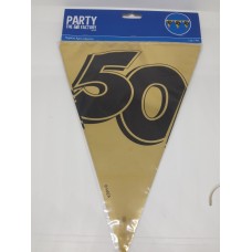 Flag Garland 50 Yellow 4M