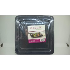 Plate Carre Black 18Cm